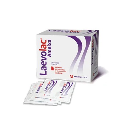 Laevolac Ameixa 10mg/15ml Xarope 30 saquetas