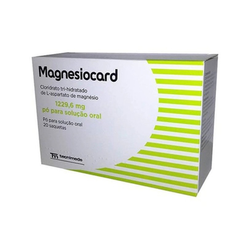 Magnesiocard 1229,6mg Pó para Solução Oral 20 saquetas