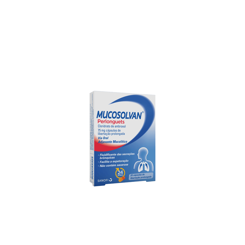 Mucosolvan Perlonguets 75mg x 20 cápsulas