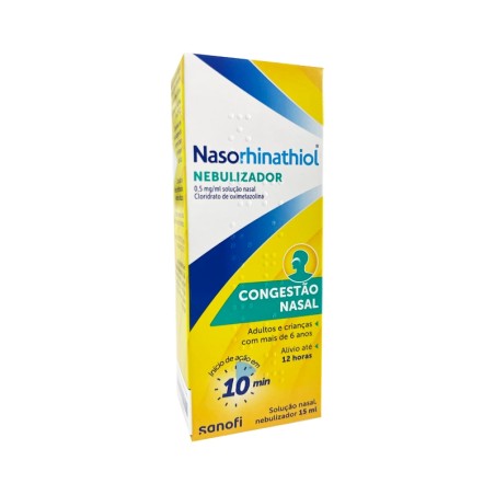 Nasorhinathiol 0,5mg/ml Spray Nasal 15ml