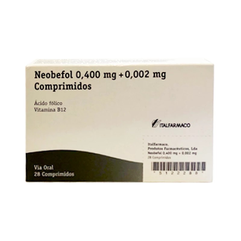 Neobefol 0,4/0,002mg 28 comprimidos