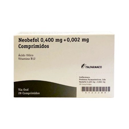 Neobefol 0,4/0,002mg 28 comprimidos