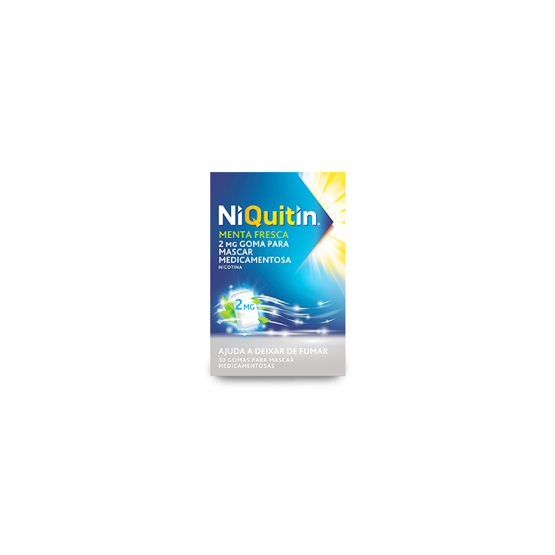 NiQuitin Menta Fresca 2mg 30 Gomas para mascar