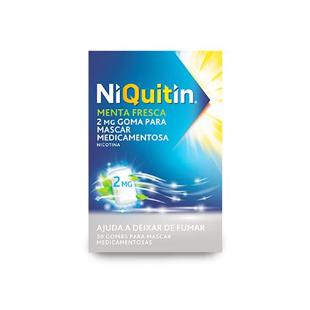 NiQuitin Menta Fresca 2mg 30 Gomas para mascar