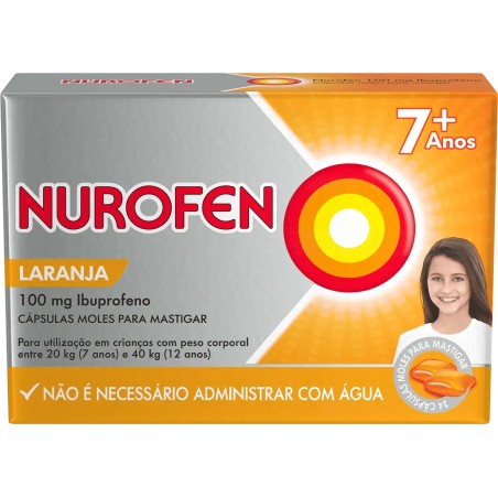 Nurofen 100 mg 24 cápsulas moles para mastigar