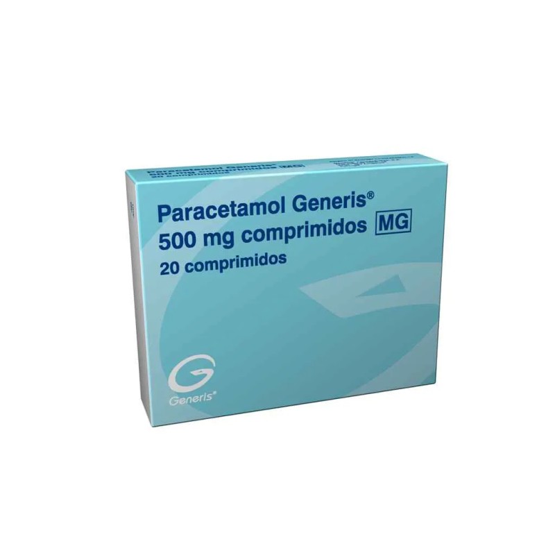 Paracetamol Generis 500mg 20 comprimidos