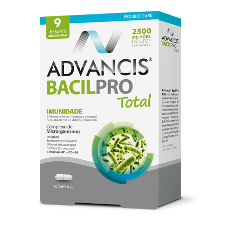 Advancis Bacilpro Total 20 Cápsulas