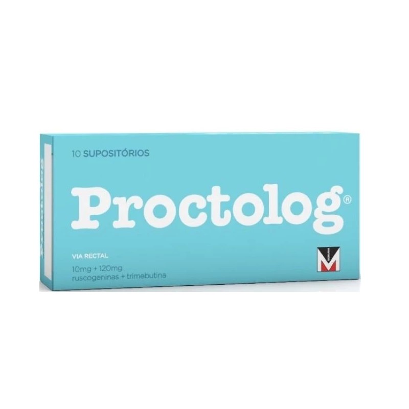 Proctolog 10/120mg 10 supositórios