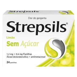 Strepsils Limão Sem Açúcar...