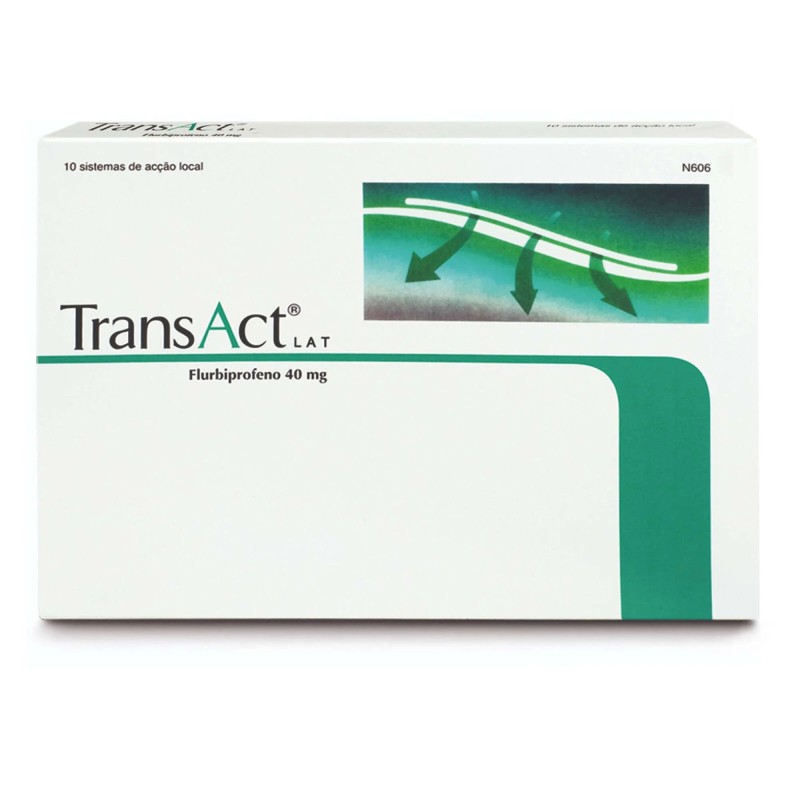 Transact Lat 40mg Penso Impregnado 10 unidades