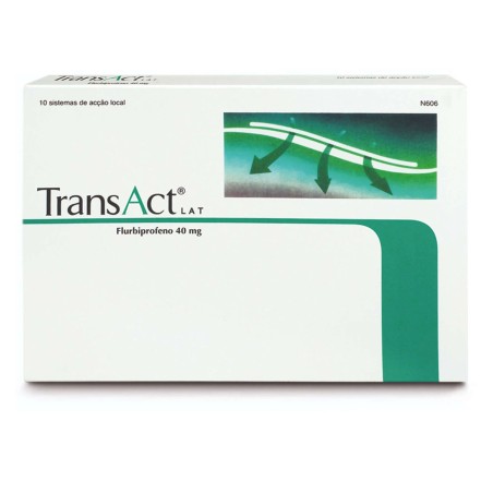 Transact Lat 40mg Penso Impregnado 10 unidades