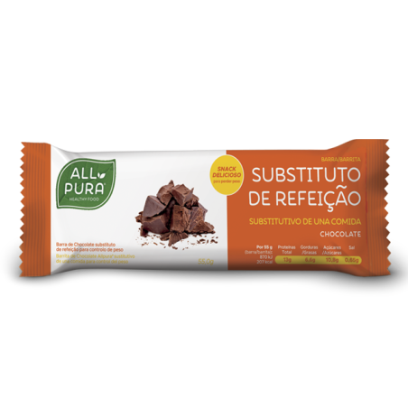 Allpura Barra Substituição Refeição Chocolate 55G