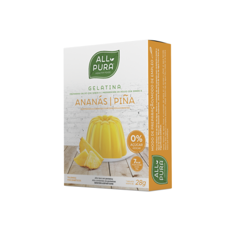 Allpura Gelatina Zero Ananas 28G