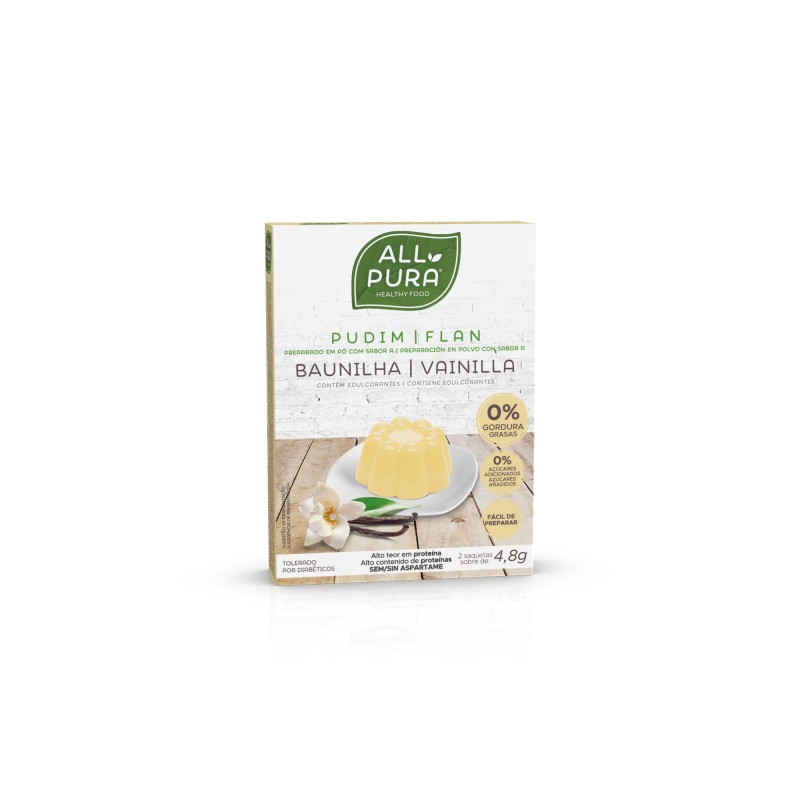 Allpura Pudim Flan Baunilha 4,8g (X2 saquetas)