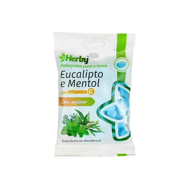 Herby Rebuçados sem Açucar Eucalipto Menta Vit.C 60g