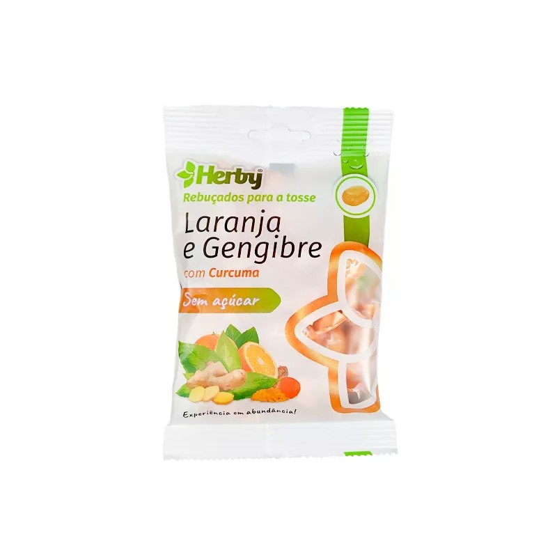 Herby Rebuçados sem Açucar Gengibre Cúrcuma 60g