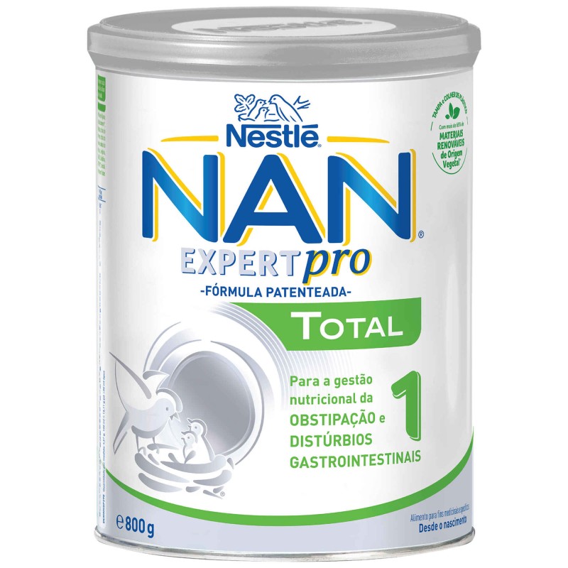 Nestlé NAN Expert Pro Total Confort 1 Leite Lactente 800g